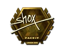 Sticker | shox (Gold) | London 2018