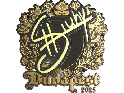 Sticker | siuhy (Gold) | Budapest 2025