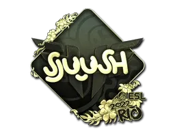 Sticker | sjuush (Gold) | Rio 2022