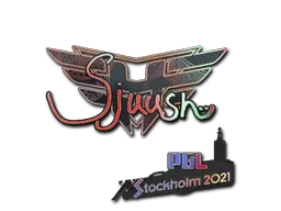 Sticker | sjuush (Holo) | Stockholm 2021