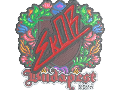 Sticker | sk0R (Embroidered) | Budapest 2025
