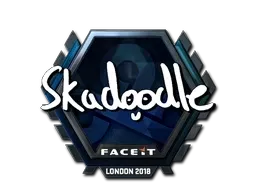 Sticker | Skadoodle (Foil) | London 2018