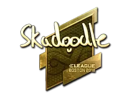 Sticker | Skadoodle (Gold) | Boston 2018