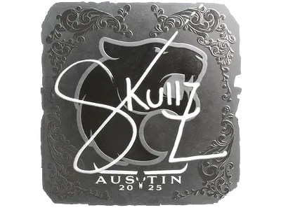 Sticker | skullz (Foil) | Austin 2025