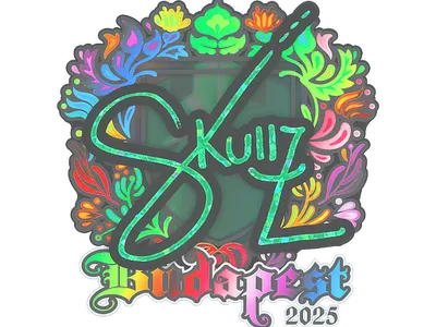 Sticker | skullz (Holo) | Budapest 2025