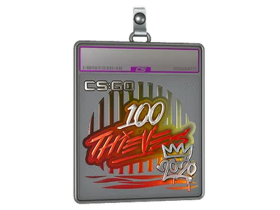 Sticker Slab | 100 Thieves (Foil) | 2020 RMR