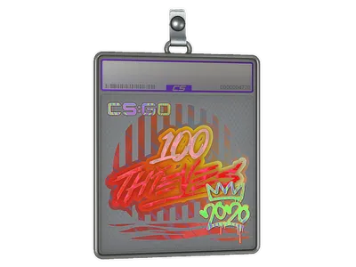 Sticker Slab | 100 Thieves (Holo) | 2020 RMR