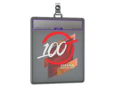 Sticker Slab | 100 Thieves (Holo) | Boston 2018