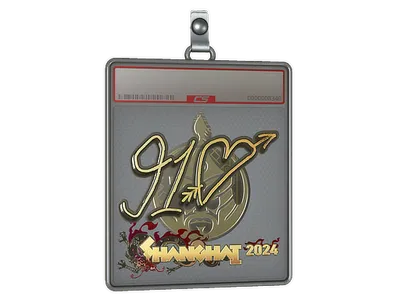 Sticker Slab | 910 (Gold) | Shanghai 2024