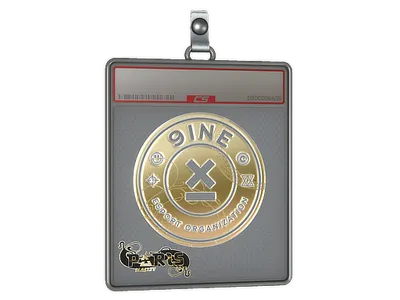 Sticker Slab | 9INE (Gold) | Paris 2023