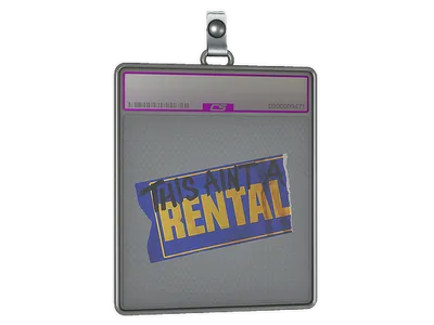 Sticker Slab | Ain't A Rental (Foil)