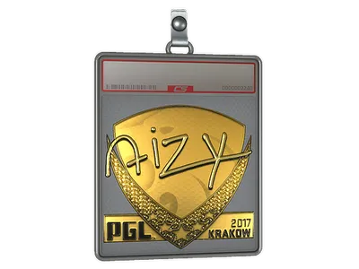 Sticker Slab | aizy (Gold) | Krakow 2017