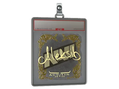 Sticker Slab | Aleksib (Gold) | Austin 2025