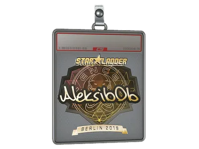 Sticker Slab | Aleksib (Gold) | Berlin 2019