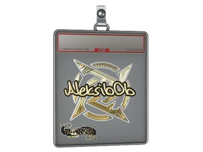 Sticker Slab | Aleksib (Gold) | Paris 2023