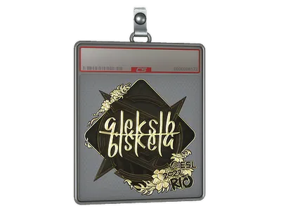 Sticker Slab | Aleksib (Gold) | Rio 2022