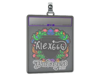 Sticker Slab | alex666 (Embroidered) | Budapest 2025