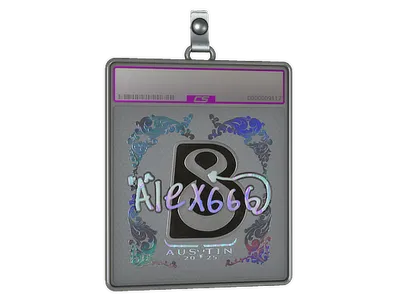 Sticker Slab | alex666 (Holo) | Austin 2025