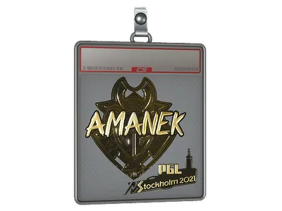 Sticker Slab | AMANEK (Gold) | Stockholm 2021