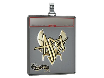 Sticker Slab | apEX (Gold) | Paris 2023