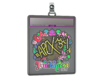 Sticker Slab | apEX (Holo) | Budapest 2025