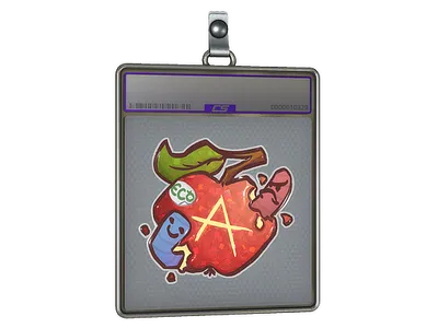Sticker Slab | Apple A Day (Glitter)