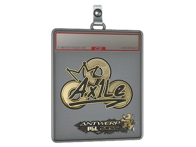 Sticker Slab | Ax1Le (Gold) | Antwerp 2022