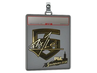 Sticker Slab | Ax1Le (Gold) | Stockholm 2021