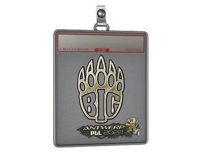 Sticker Slab | BIG (Gold) | Antwerp 2022