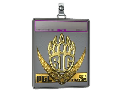 Sticker Slab | BIG (Gold) | Krakow 2017