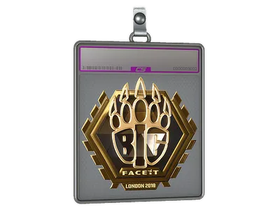 Sticker Slab | BIG (Gold) | London 2018