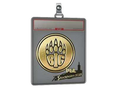 Sticker Slab | BIG (Gold) | Stockholm 2021