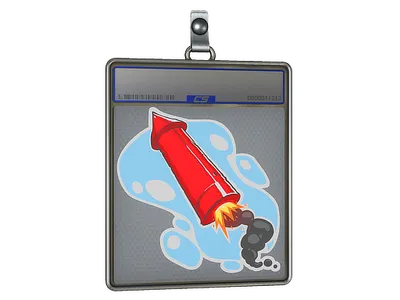 Sticker Slab | Big Red Rocket