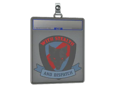 Sticker Slab | Black Dog