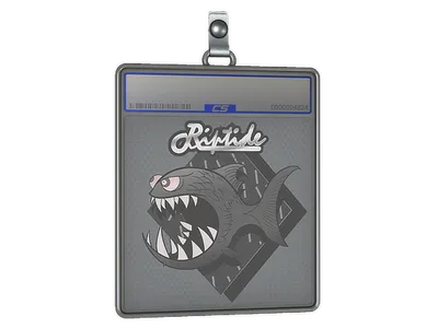 Sticker Slab | Black Jaggyfish