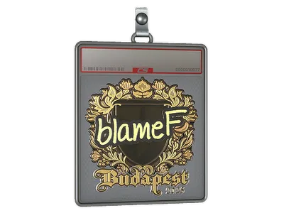 Sticker Slab | blameF (Gold) | Budapest 2025