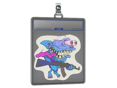 Sticker Slab | Blue Shark Shooter