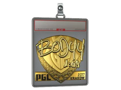 Sticker Slab | bodyy (Gold) | Krakow 2017