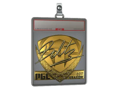 Sticker Slab | boltz (Gold) | Krakow 2017