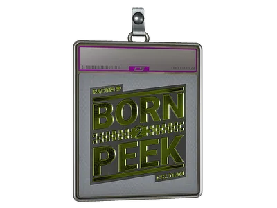 Sticker Slab | Born To Peek (Foil)