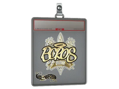 Sticker Slab | BOROS (Gold) | Paris 2023