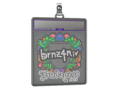 Sticker Slab | brnz4n (Embroidered) | Budapest 2025