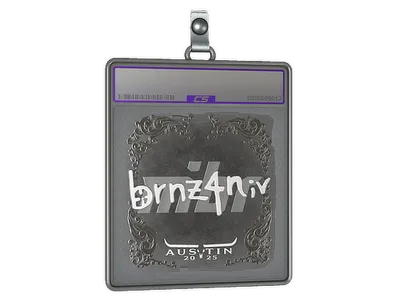 Sticker Slab | brnz4n (Foil) | Austin 2025
