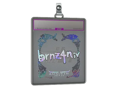 Sticker Slab | brnz4n (Holo) | Austin 2025