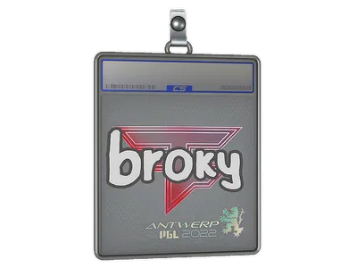 Sticker Slab | broky | Antwerp 2022