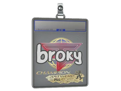 Sticker Slab | broky (Champion) | Antwerp 2022