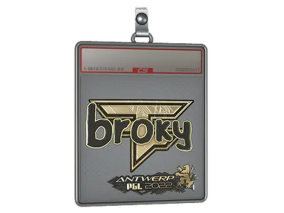 Sticker Slab | broky (Gold) | Antwerp 2022