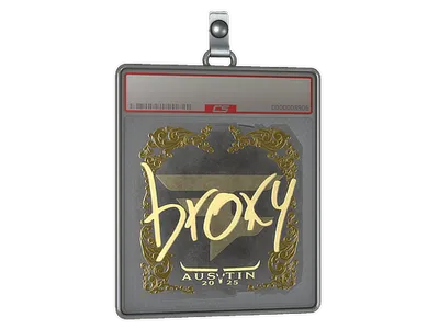 Sticker Slab | broky (Gold) | Austin 2025