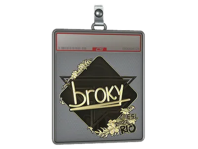 Sticker Slab | broky (Gold) | Rio 2022
