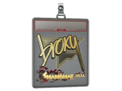 Sticker Slab | broky (Gold) | Shanghai 2024